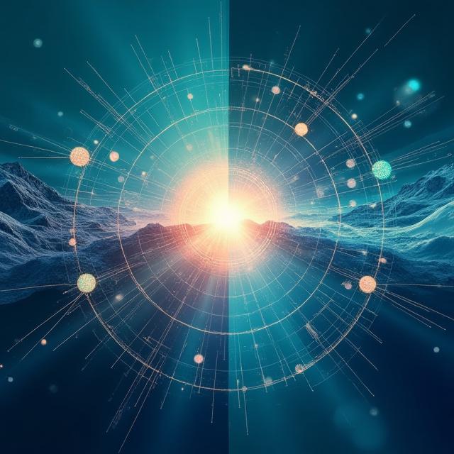 デジタルと物理世界が融合する概念図